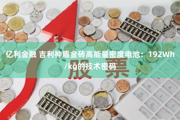 亿利金融 吉利神盾金砖高能量密度电池：192Wh/kg的技术密码